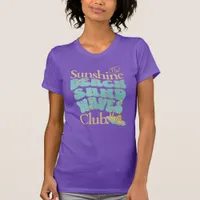 The Sunshine Club, Beach, Sand and Waves Summer  T-Shirt