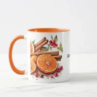 Citrus and Cinnamon 1 Christmas Mug