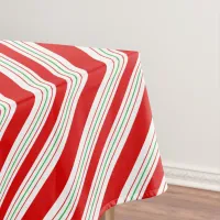 Christmas Candy Cane Stripes ID259 Tablecloth