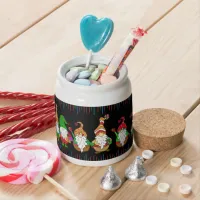 Cute Cartoon Christmas Gnomes   Candy Jar