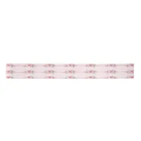 Romantic Pink Floral Ribbon