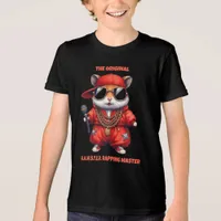 Funny H.A.M.S.T.E.R. Rapmaster with Red Pants Tri-Blend Shirt