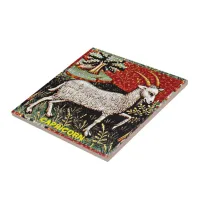 Capricorn the Goat Zodiac Sign Birthday Party Ceramic Tile