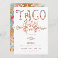 Taco Bout Love Perfect Couple Fiesta Couple Shower Invitation