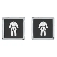 Karate Black Belt Martial Arts Cufflinks