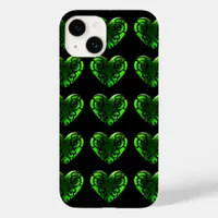 Goth St. Patrick's Day Green Heart iPhone 6 Case