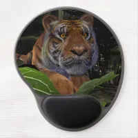 Tiger Crouching in the Jungle Gel Mouse Pad