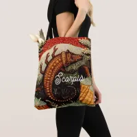 Scorpio the Scorpion Zodiac Sign Birthday Tote Bag