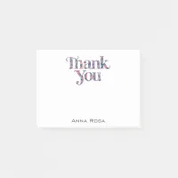 *~* AP85 Floral + Thank You Gratitude  Manifest Post-it Notes