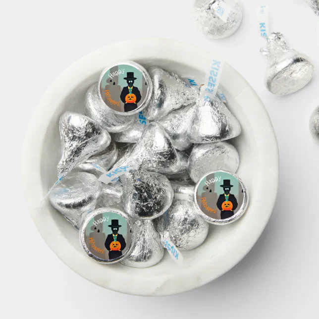 Stylish Halloween Monster Paper Sachets with Hershey®'s Kisses®