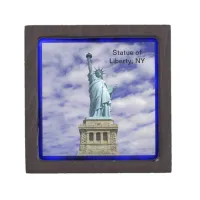Statue of Liberty, Ellis Island, New York Jewelry Box