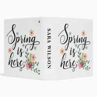 spring is here binder