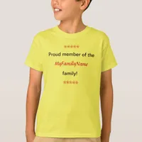 T-shirt - Proud Member of Family