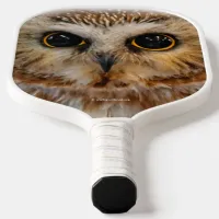Cute Little Northern Saw Whet Owl Pickleball Paddle