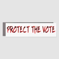 Protect the Vote Car Magnet