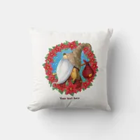 Nordic Christmas Gnome Throw Pillow