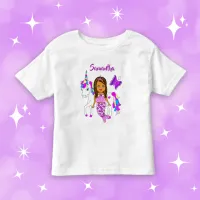 Pretty Mermaid and Unicorn Personalized Shirt