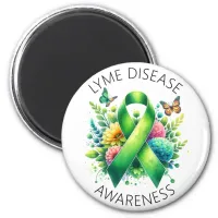 Lyme Disease Awareness Ribbon Magnet