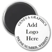 Add Your Logo and Business Information Magnet