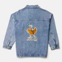 Pollo Chicken Sport Parody Humor Denim Jacket