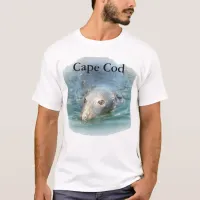 Cape Cod, Cute Seal at the Fishing Pier Mens Shirt