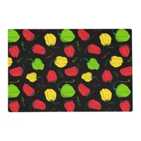 Caribbean Kitchen Bonney Pepper Patterned Placemat