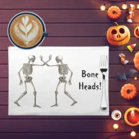 Boneheads Skeleton Halloween Placemat