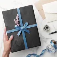Grey and Black Watercolor Wrapping Paper