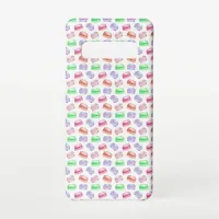 Colorful Pattern Cookies Macarons Dessert Samsung Galaxy S22+ Case