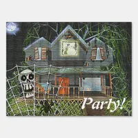 Halloween Haunted House Sign