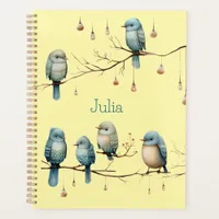 Whimsical Birds on Branches Timeless Elegance Planner