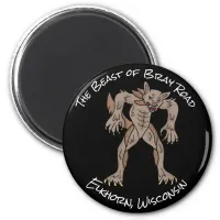 The Beast of Bray Road | Wisconsin Werewolf Magnet