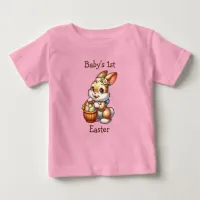 Personalized Baby's First Easter  Baby T-Shirt