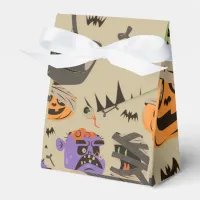 Halloween Vintage Pattern Favor Box