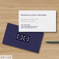 Simple Minimalist Company Logo Business Card