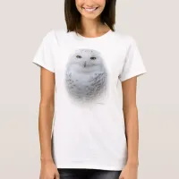 Beautiful, Dreamy and Serene Snowy Owl T-Shirt