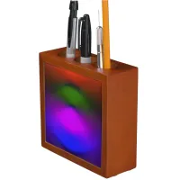 Neon of Blue, Purple, Green, Orange Desk Organizer