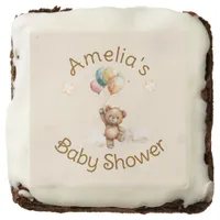 Sweet Little One on the Way Neutral Baby Shower Brownie