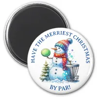 Have the Merriest Christmas by Par | Disc Golf Magnet