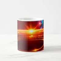 A collection of solar system planet mugs