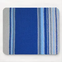 Mousepad - Blue Stripes in Crochet