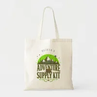 Custom Name Adventure Supply Kit - Fun Tote Bag