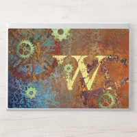 Personalized Steampunk Rusty Clockwork Gears  HP Laptop Skin