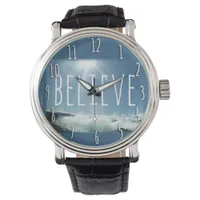 Believe Motivational Saying Watch