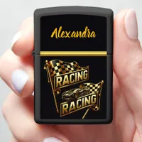 Racing flags embody competition's thrill zippo lighter