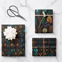 Tree of Life with widespread colourful branches  Wrapping Paper Sheets