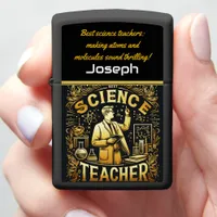 Passionate Science Teacher Inspires Students Zippo Lighter