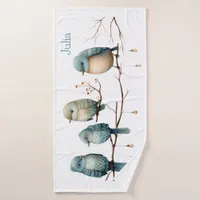 Whimsical Birds on Branches Timeless Elegance