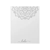 Elegant Mandala Personal Stationery Pad