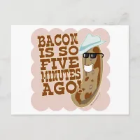 Sausage Vs. Bacon Postcard